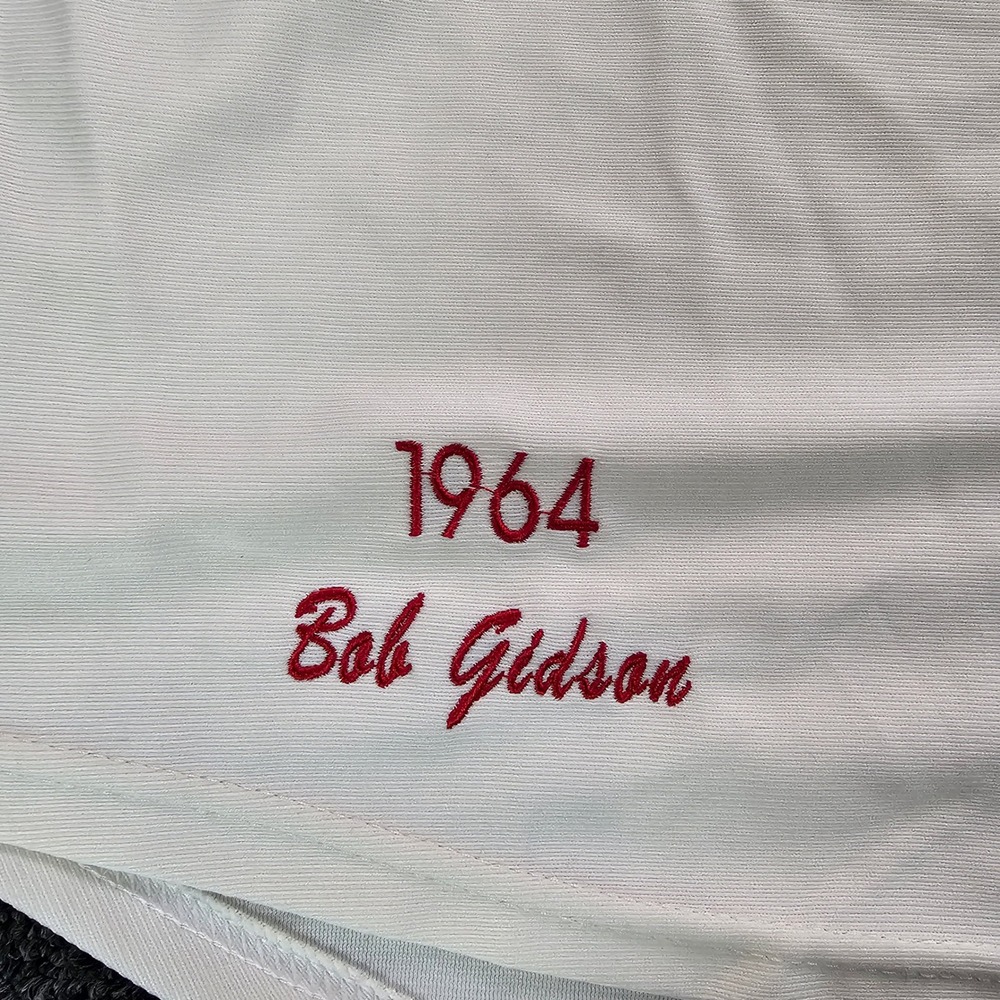 Mitchell & Ness St Louis Cardinals Jersey Mens 52 1964 Bob Gibson 45 Cream - Picture 4 of 10